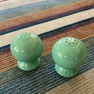 Fiesta Salt and Pepper Shakers Light green